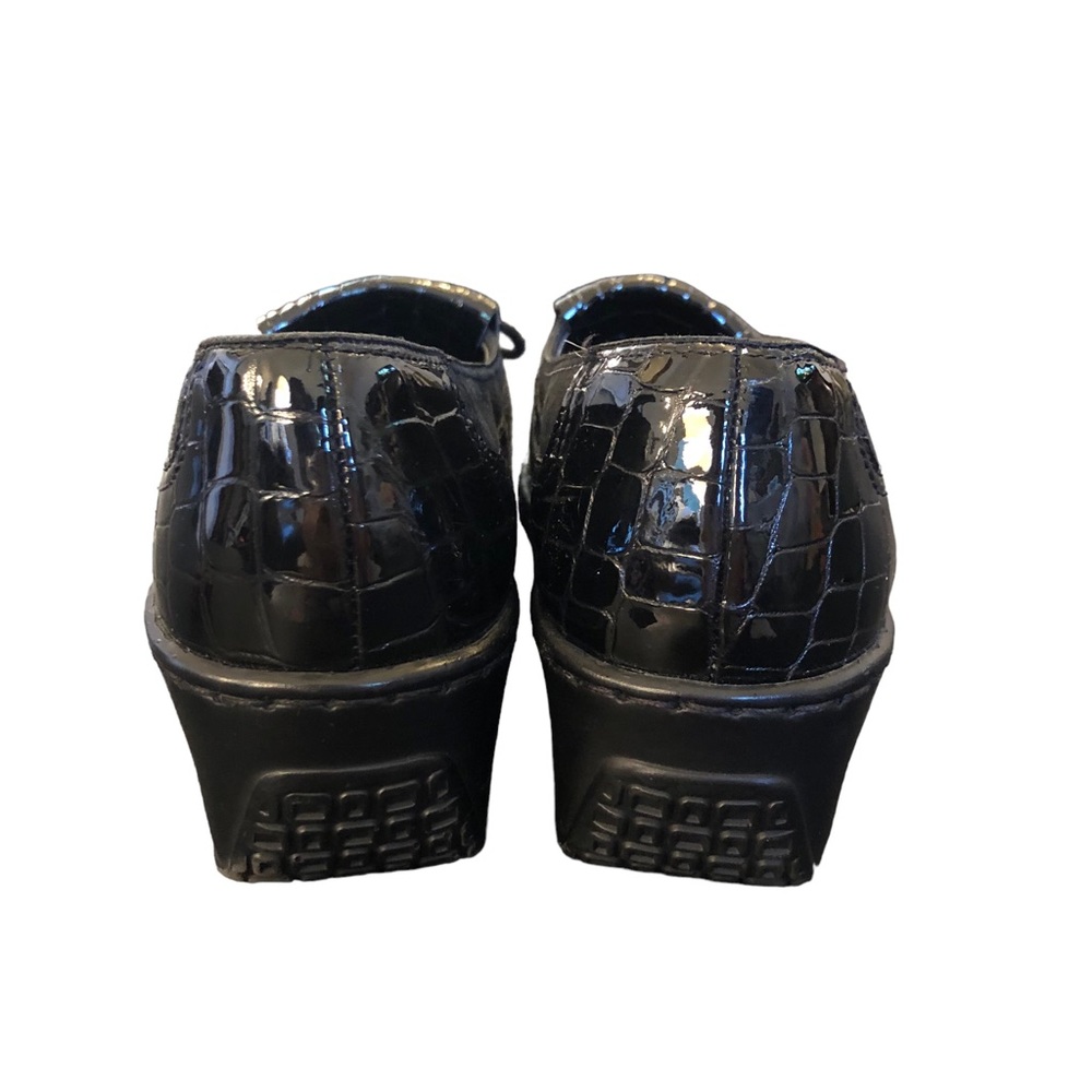 Ara Black Patent Leather Crocodile Loafers size 5 - Picture 13 of 16
